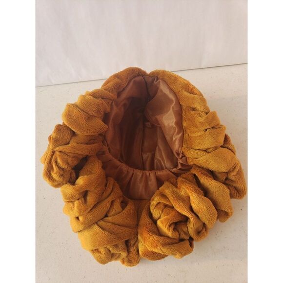 Kids Costume Wig Curly End Mullet Blonde Lattjo Fabric 1950s 1960s - Picture 6 of 6